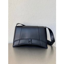 발렌시아가 Balenciaga 671354 Downtown MEDIUM 숄더 백 에 대한 여성 에 블랙 32cm