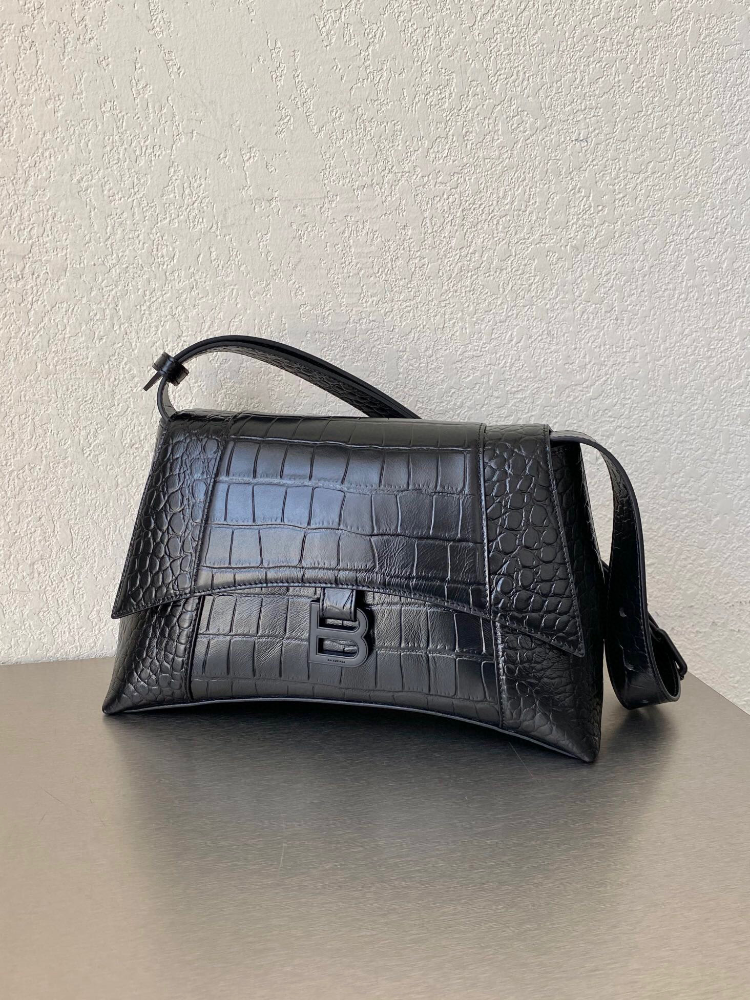 발렌시아가 Balenciaga 671353 Downtown 스몰 숄더 백 에 대한 여성 에 30cm