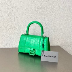 발렌시아가 Balenciaga 5928331 Hourglass XS 핸드백 19cm