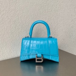 발렌시아가 Balenciaga 5928331 Hourglass XS 핸드백 19cm