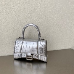 발렌시아가 Balenciaga 5928331 Hourglass XS 핸드백 19cm