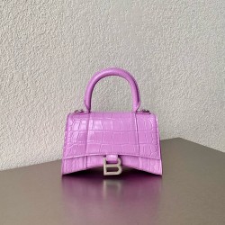 발렌시아가 Balenciaga 5928331 Hourglass XS 핸드백 19cm