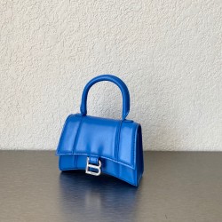 발렌시아가 Balenciaga 637372 HOURGLASS 미니 TOP HANDLE 백 12cm