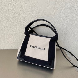 발렌시아가 Balenciaga 390346 Navy cabas tote XS 카바스 블랙 32cm