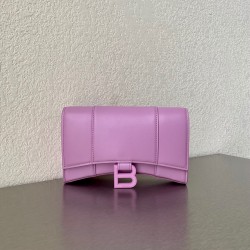 발렌시아가 Balenciaga 656050 글리터 머티리얼 Hourglass 체인 월렛 19cm