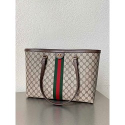 구찌 Gucci x Balenciaga 680125 코팅 캔버스 Hacker LARGE 토트 백 37.8cm