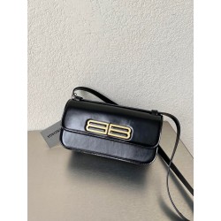 발렌시아가 Balenciaga 674693 스트라이프 엠보싱 카프스킨 GOSSIP 스몰 백 23.5cm