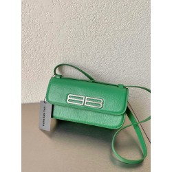 발렌시아가 Balenciaga 674693 스트라이프 엠보싱 카프스킨 GOSSIP 스몰 백 23.5cm