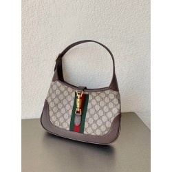 발렌시아가 Balenciaga X Gucci 680118 캔버스 자카드 HACKER MEDIUM 호보 백 28cm