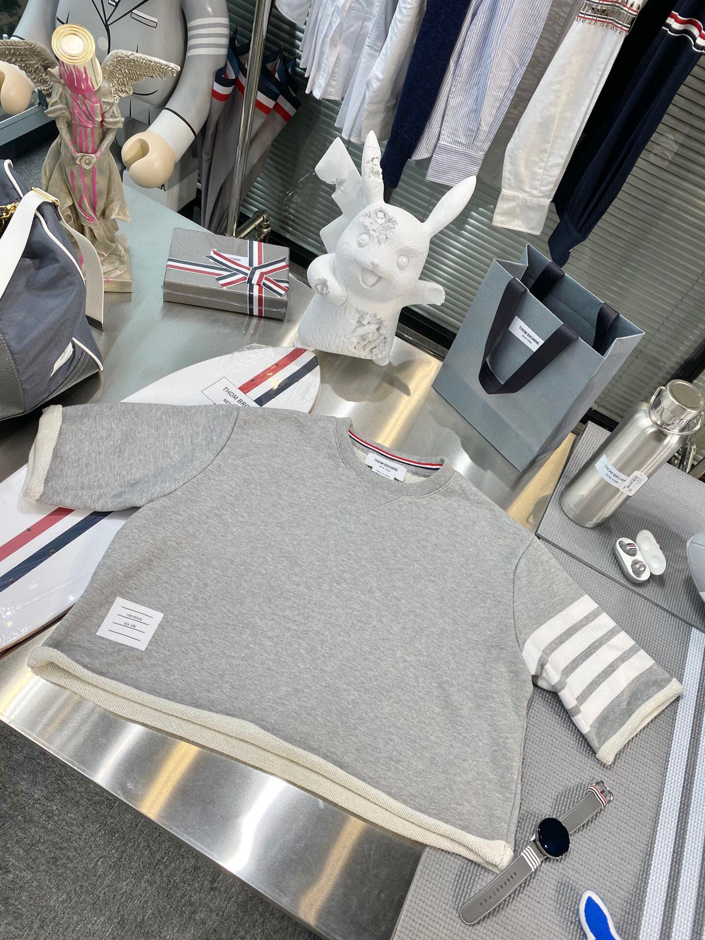 톰브라운 Thom Browne 티셔츠 그레이