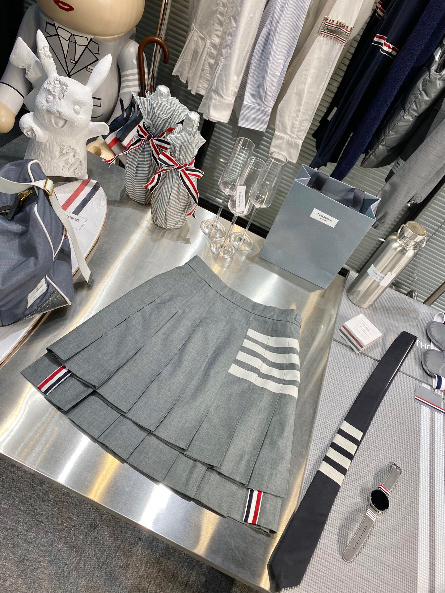 톰브라운 Thom Browne 스커트 그레이