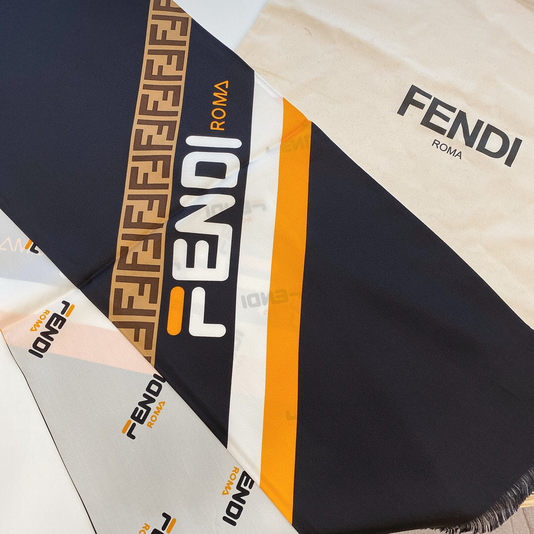 펜디 FENDI 스카프 옐로우