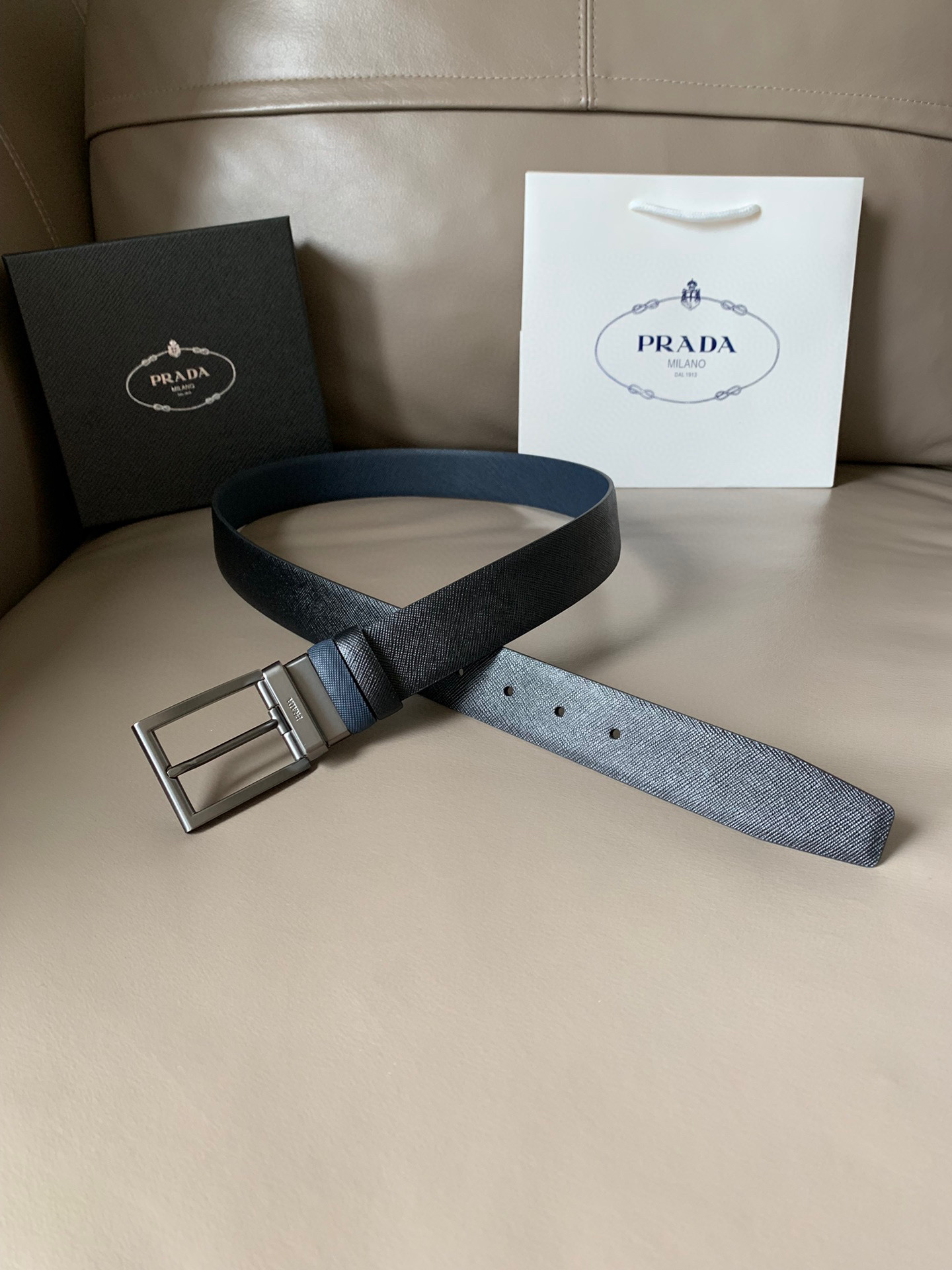 프라다 Prada 벨트 35mm