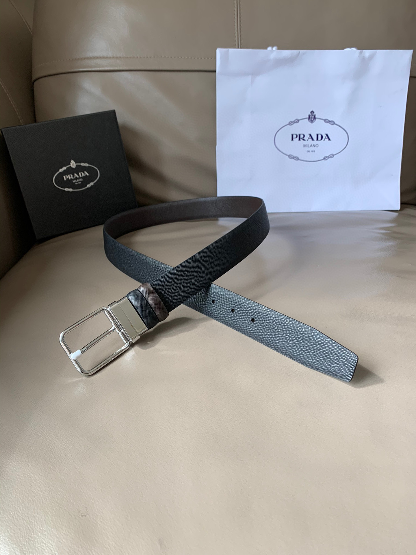 프라다 Prada 벨트 34mm