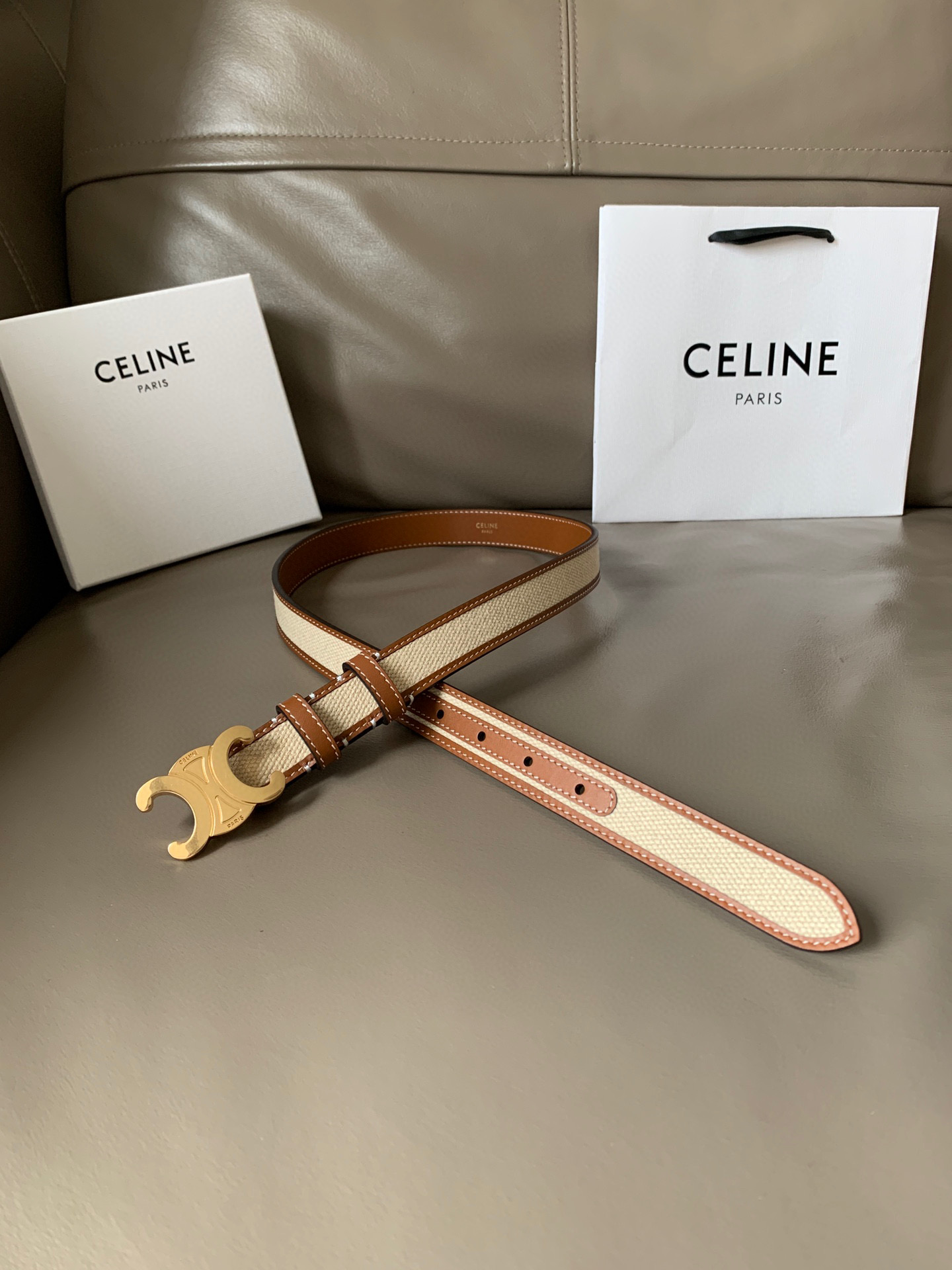 셀린느 CELINE 벨트 25mm