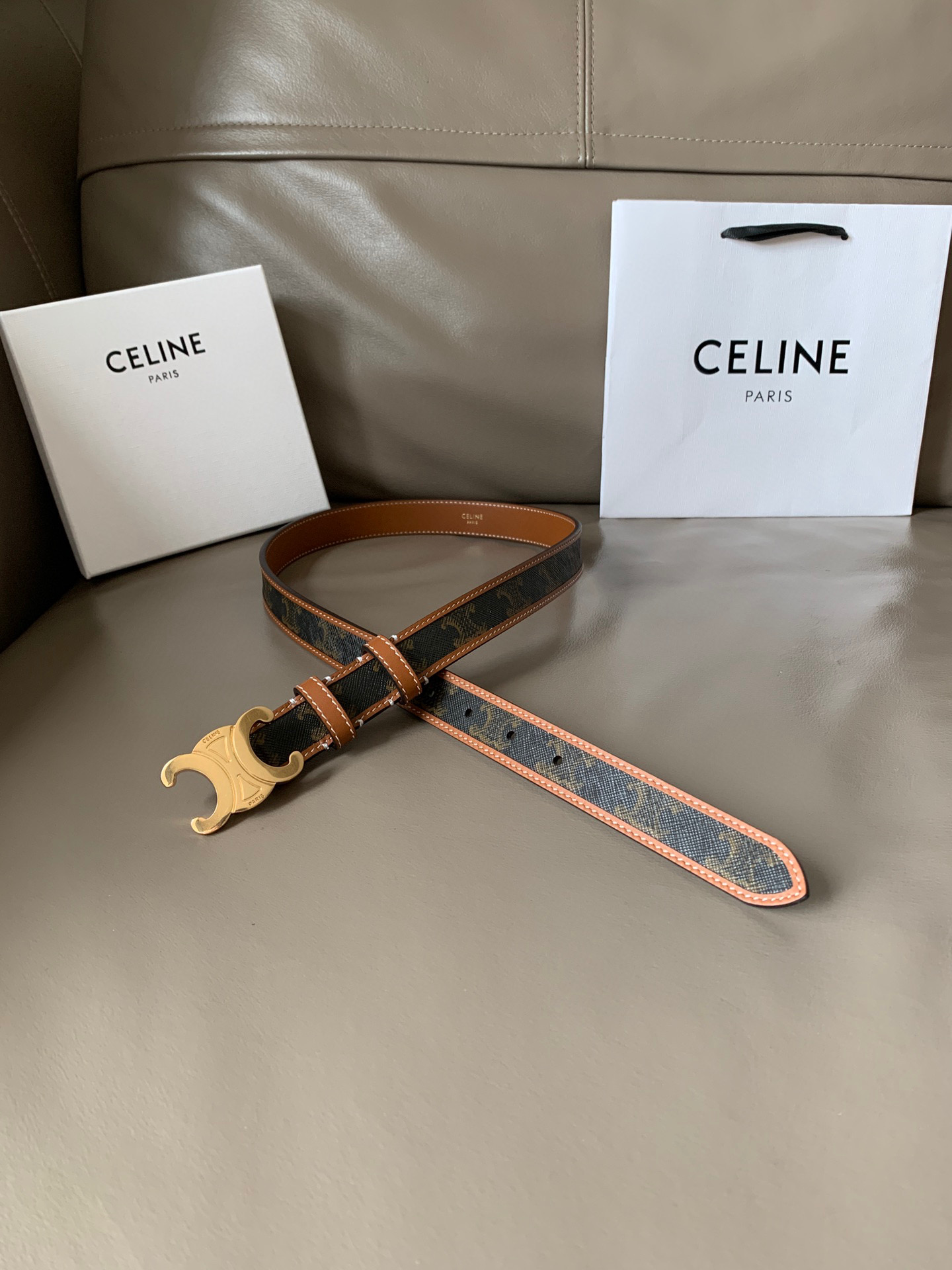 셀린느 CELINE 벨트 25mm