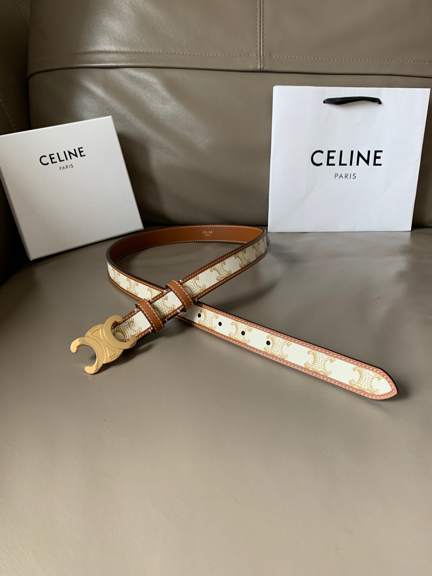 셀린느 CELINE 벨트 25mm