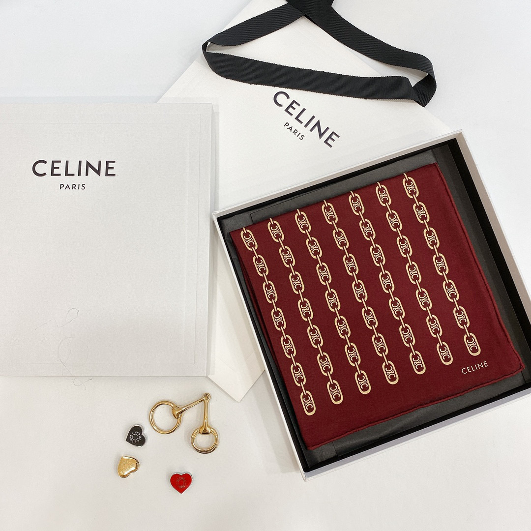 셀린느 CELINE 스카프 90*90cm