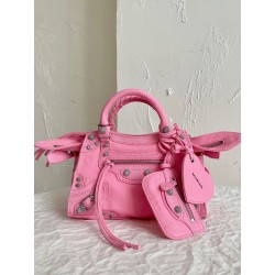 발렌시아가 Balenciaga NEO CAGOLE XS 핸드백 700940 분홍색