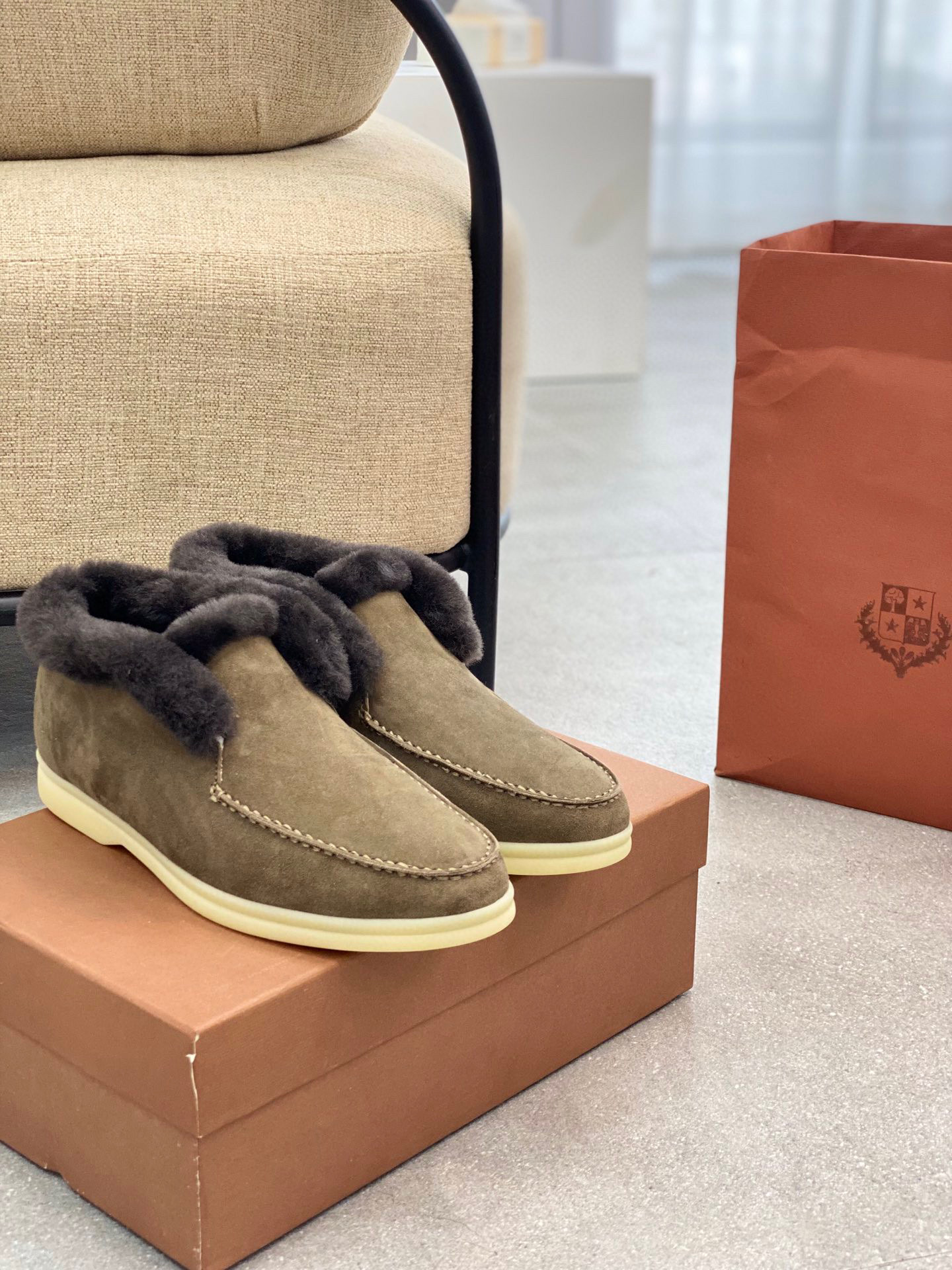 로로피아나 Loro Piana Open Walk 앵클 부츠