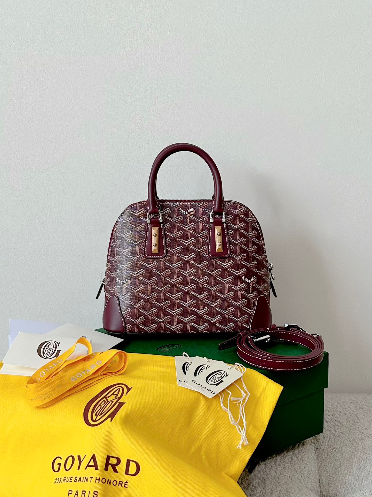 고야드 Goyard Vendome 탑 핸들백  23CM