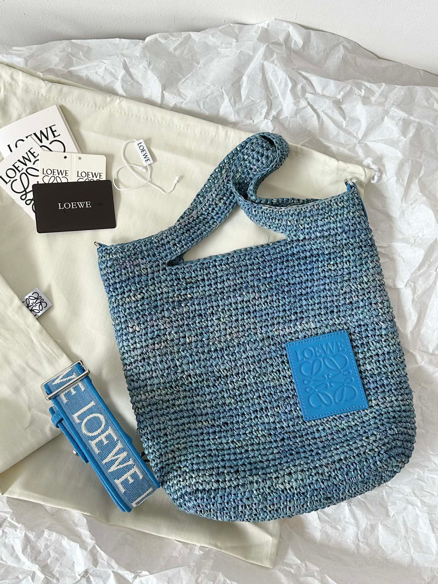 로에베 Loewe Mini slit 토트 백 30CM