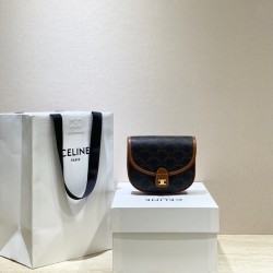 셀린느 CELINE 196702 TRIOMPHE CANVAS BESACE 크로스 백 15CM