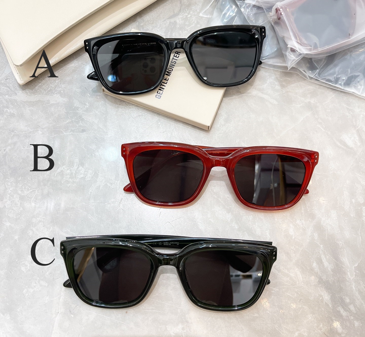 젠틀 몬스터 Gentle Monster x CAI XU KUN 0004 55口22-149