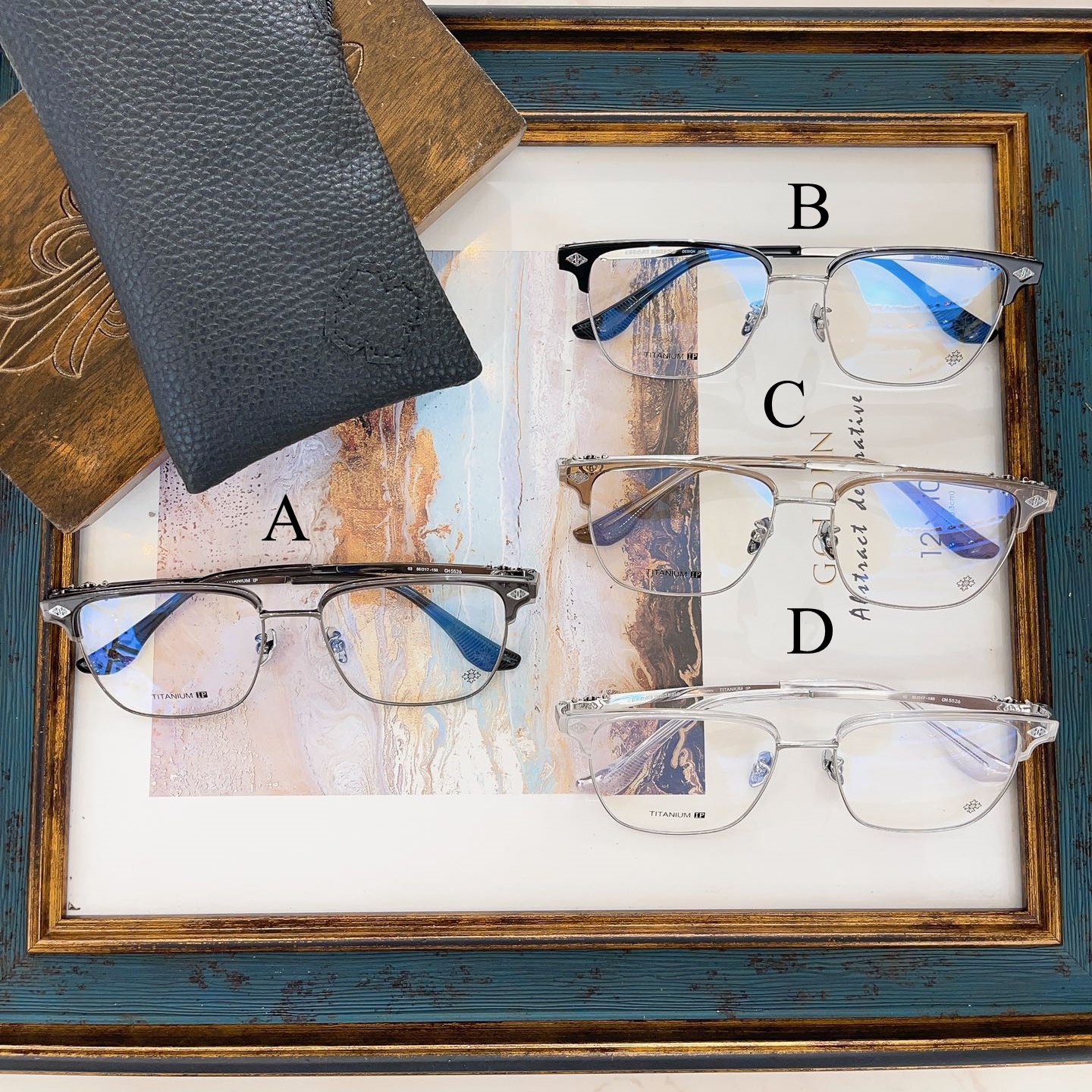 크롬하츠 Chrome Hearts CH5526 55口17-150