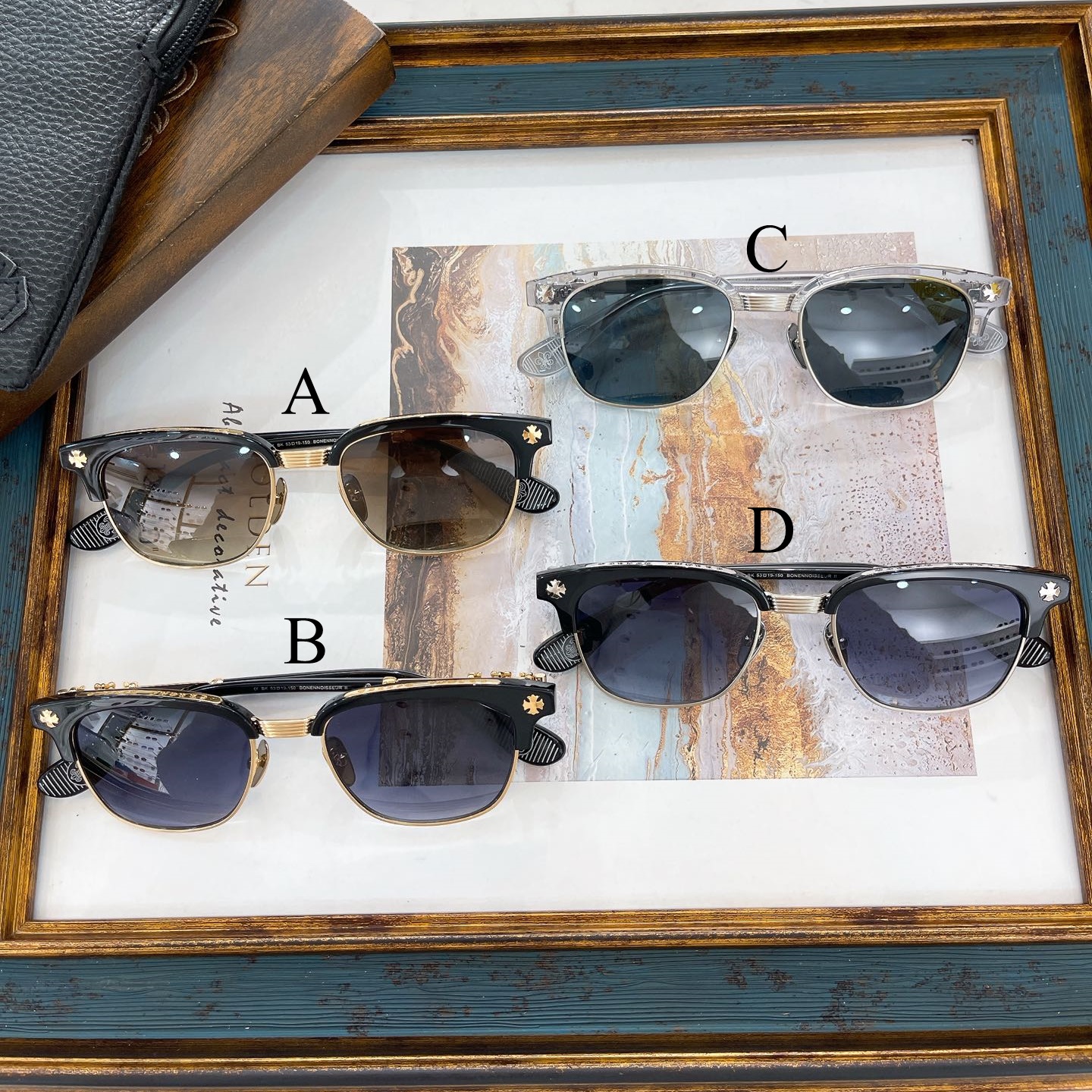 크롬하츠 Chrome Hearts BONENNOISSEUR II 02 53口19-150