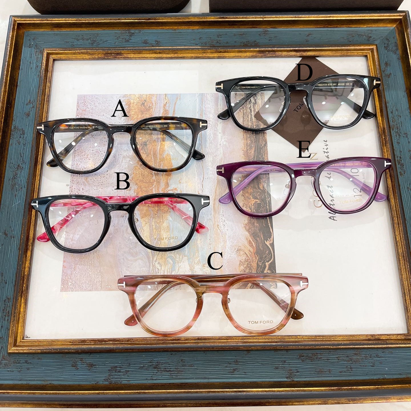 톰포드 Tom Ford TF5922-K-B 49口22-145