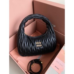 미우 미우 miu miu F0013 Wander Hobo 탑 핸들백 25CM