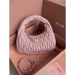 미우 미우 miu miu F0013 Wander Hobo 탑 핸들백 20CM