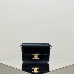 셀린느 Celine 187363 Triomphe Box 클래식 트리옹프 백 샤이니 카프스킨 22.5CM