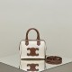 셀린느 Celine 197583 Triomphe 스무스 카프스킨 스몰 보스턴백 레더 트리옹프 19.5CM
