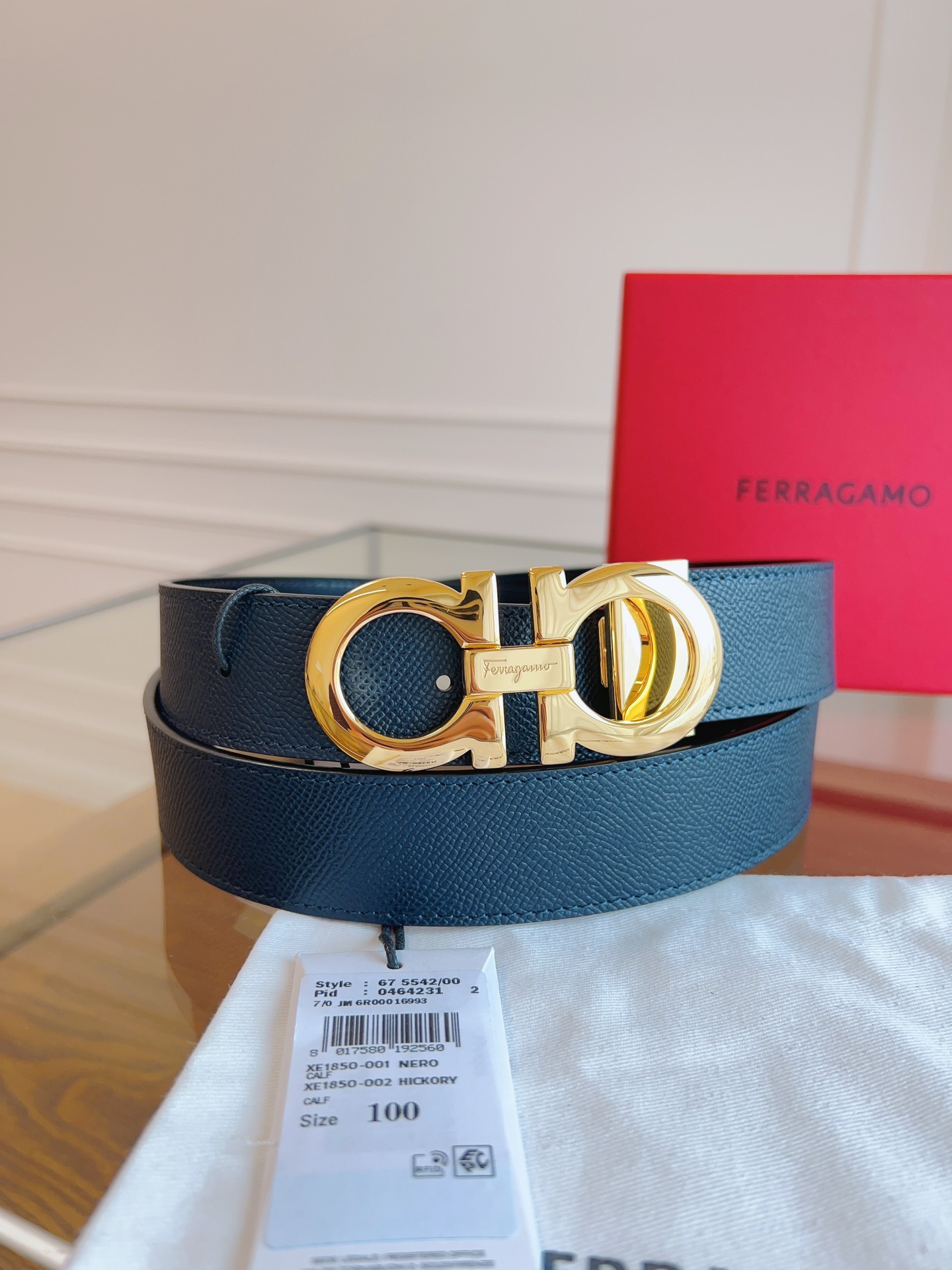 살바토레 페라가모 Salvatore Ferragamo 벨트 35mm