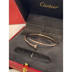 까르띠에 Cartier JUSTE UN CLOU 저스트 앵 끌루 브레이슬릿 팔찌 핑크 골드 2.5mm B6062517