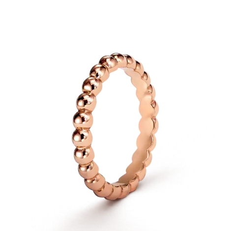 반클리프 Van Cleef & Arpels Perlée pearls of gold 뻬를리 골드 비즈 반지 핑크 골드 VCARN9PB00