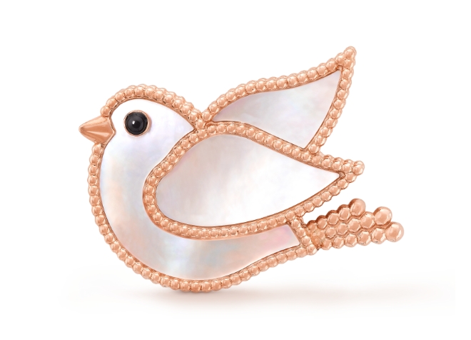 반클리프 Van Cleef & Arpels 럭키 애니멀즈 도브 Lucky Animals Dove 브로치 VCARP2AR00