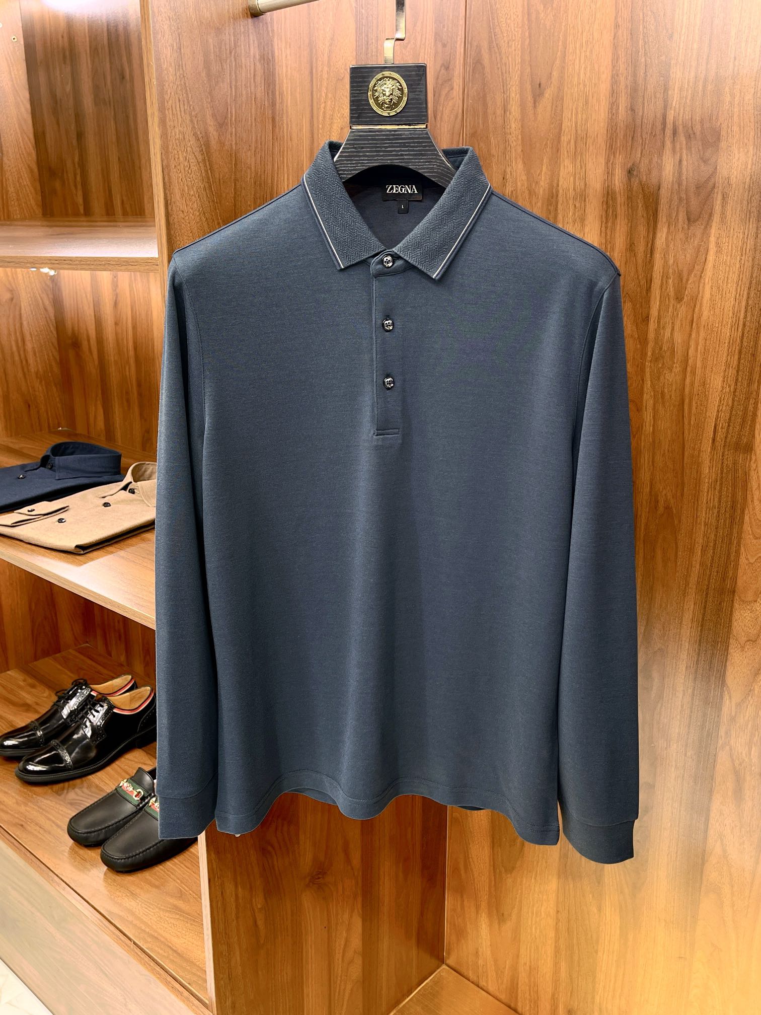제냐 Zegna 긴팔 티셔츠
