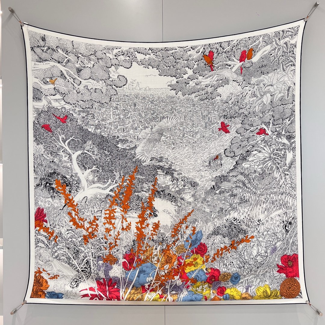 에르메스 Hermes 숄 140×140CM