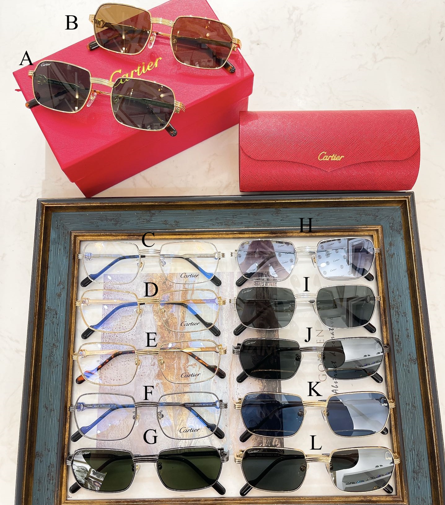 까르띠에 Cartier CT0463S 56口19-145