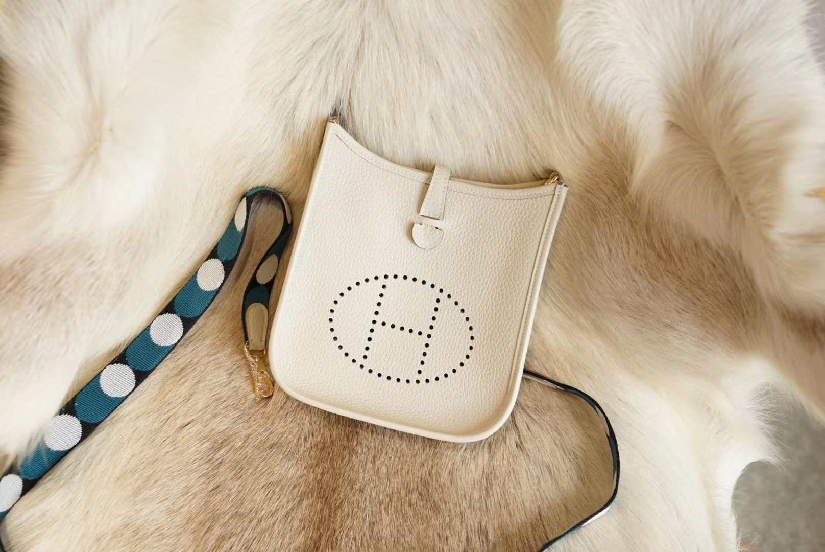 에르메스 Hermes Mini Evelyne Clemence