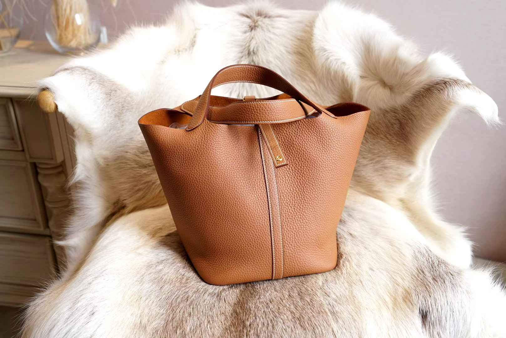 에르메스 Hermes Picotin Lock 22 Clemence