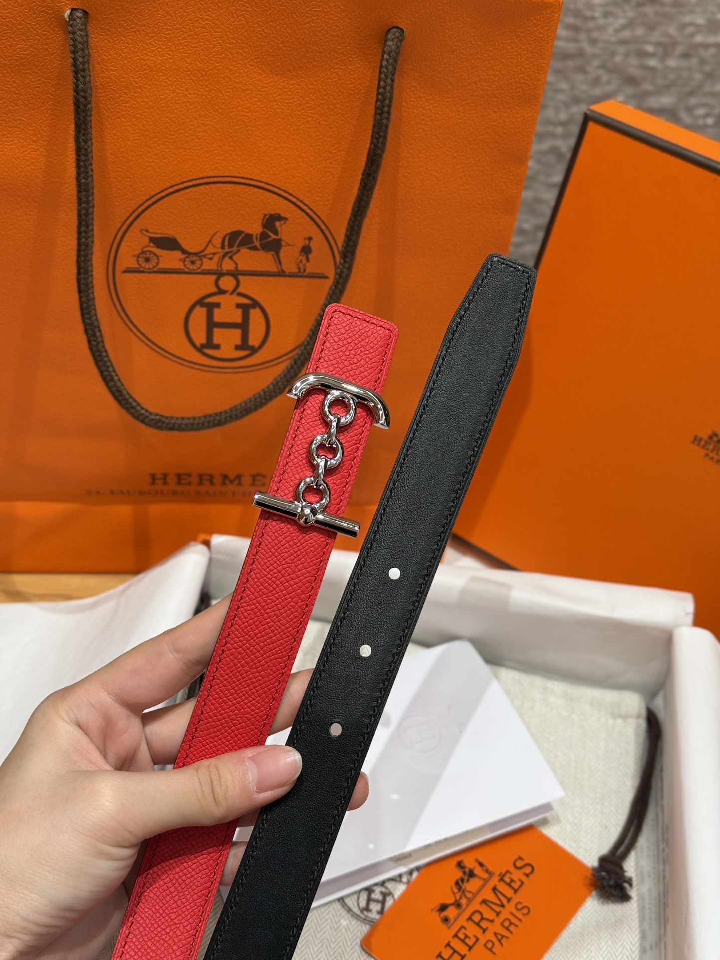 에르메스 Hermes Ancre Marin 벨트 24mm