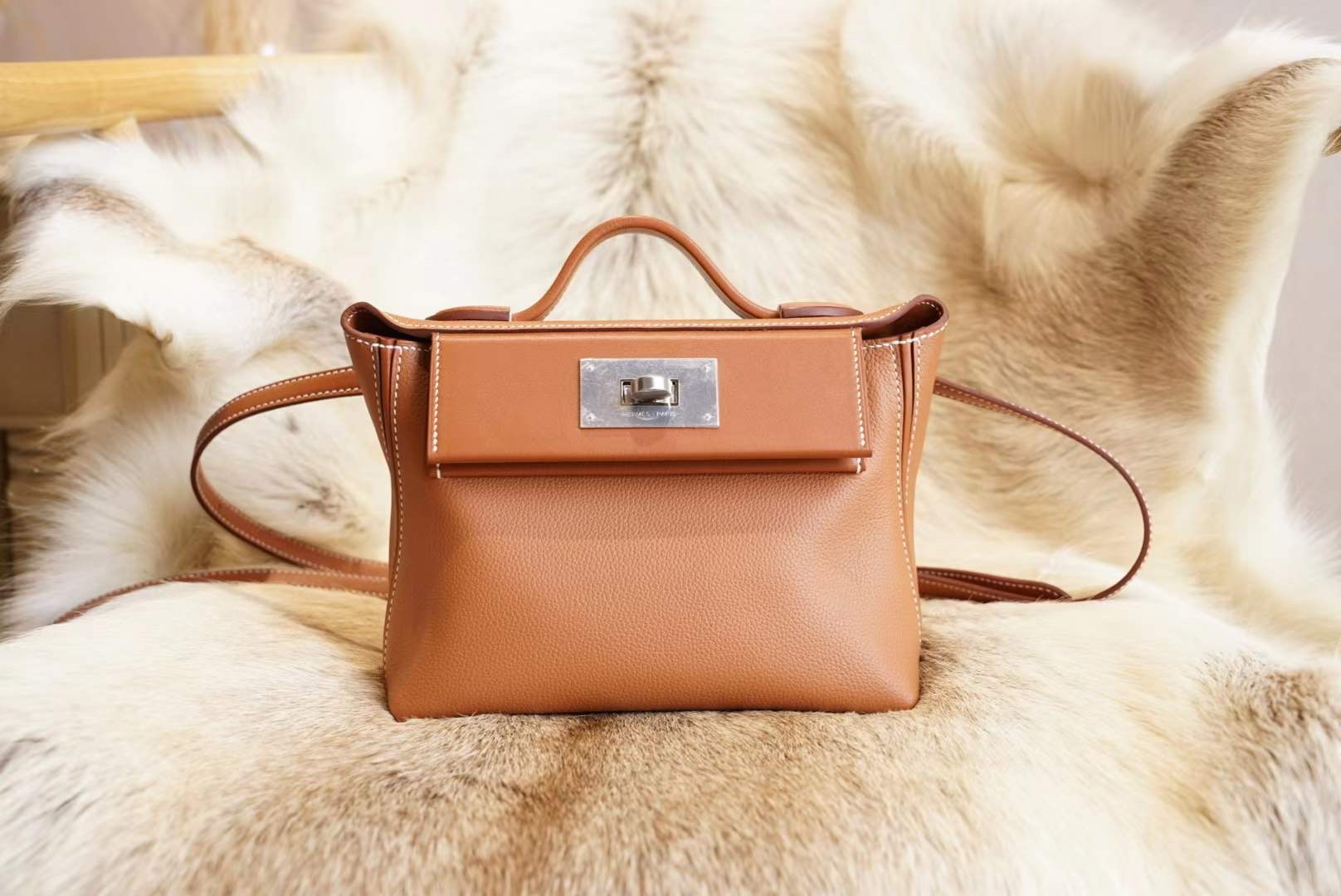 에르메스 Hermes Mini 24/24 evercolor