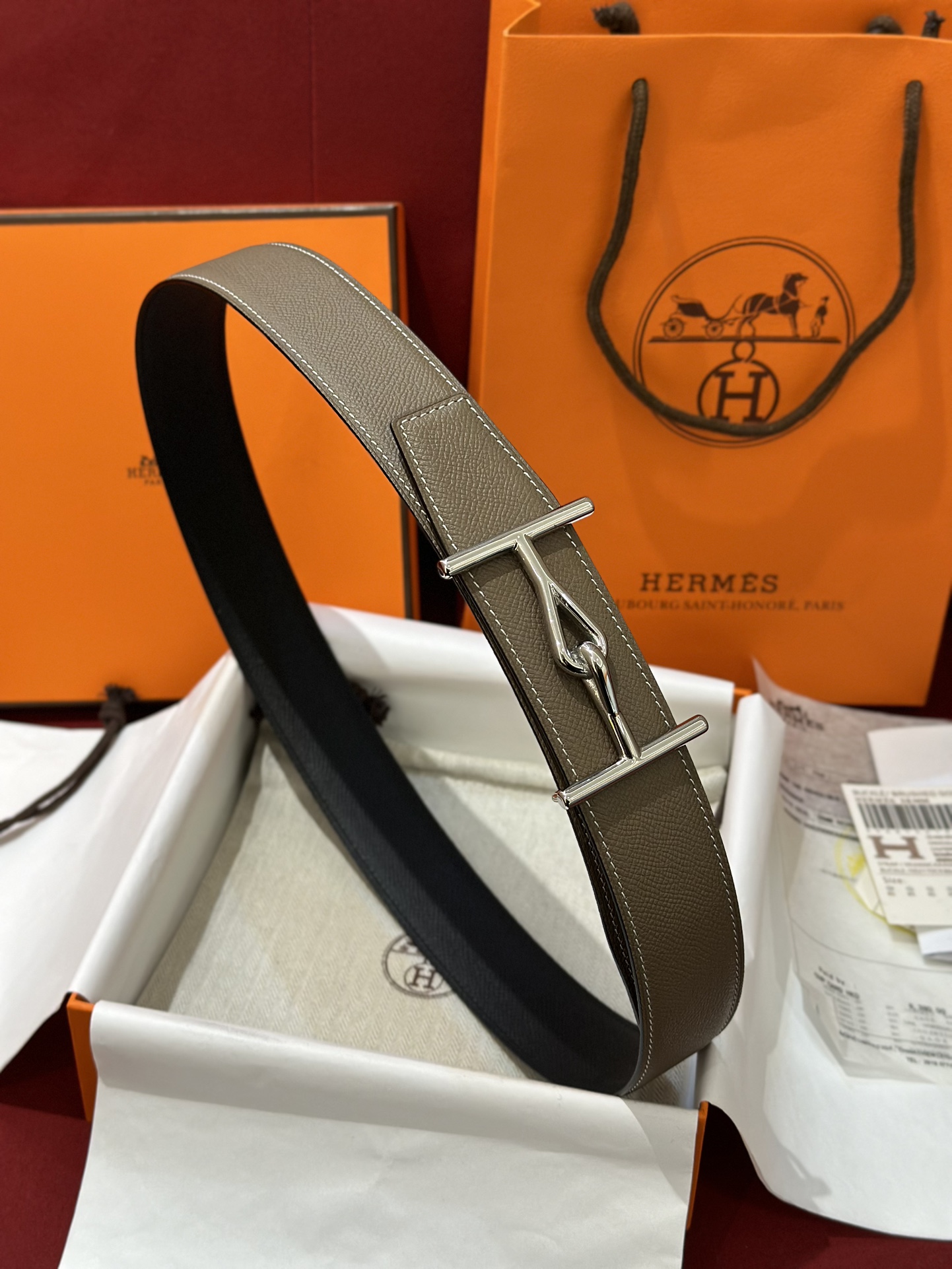 에르메스 Hermes Jumbo 벨트 32mm 38mm