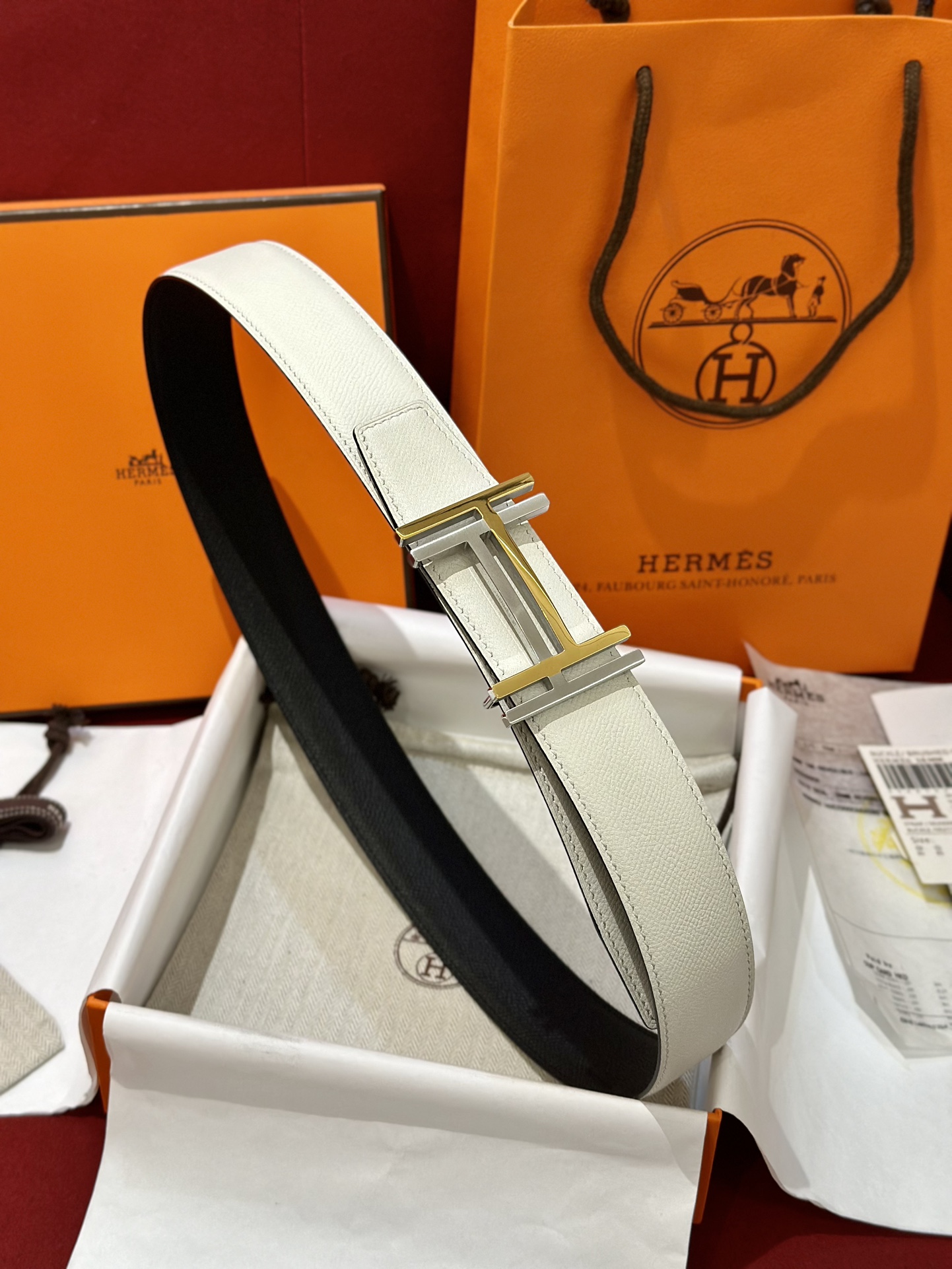 에르메스 Hermes Au Carre 벨트 32mm 38mm