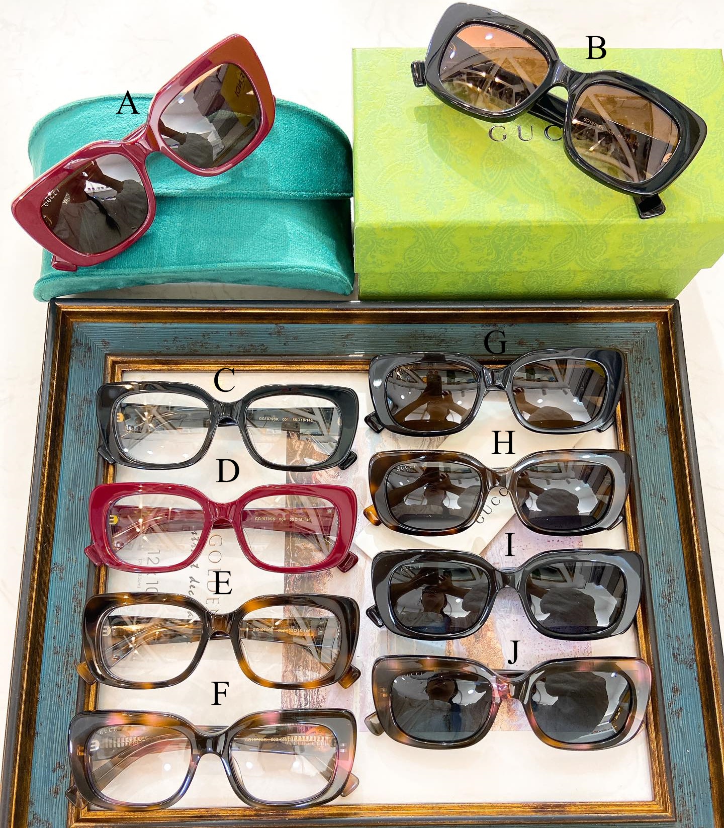 구찌 Gucci GG1979SK 55口18-145