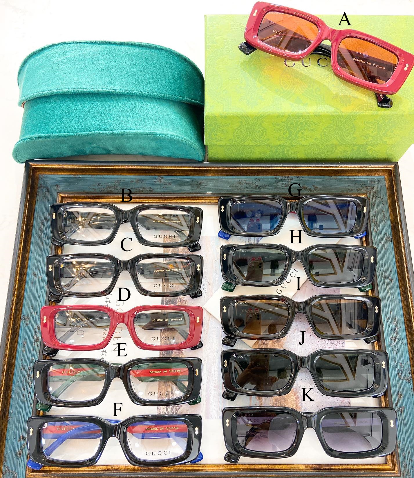 구찌 Gucci GG1990SK 51口19-145